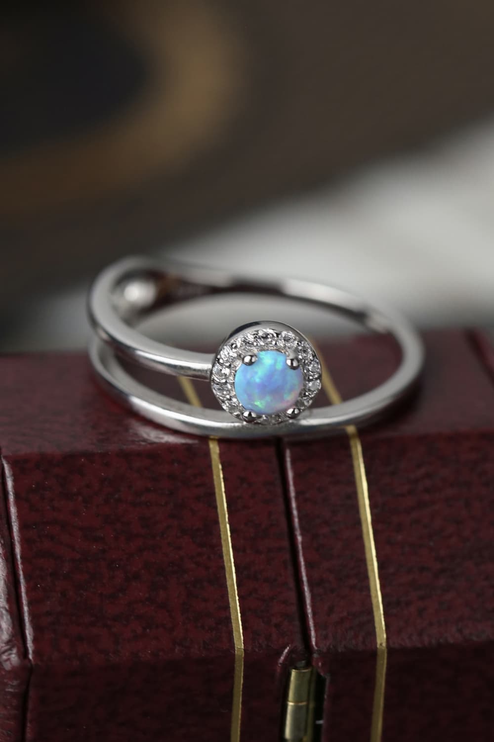 Women's Opal Bypass Ring