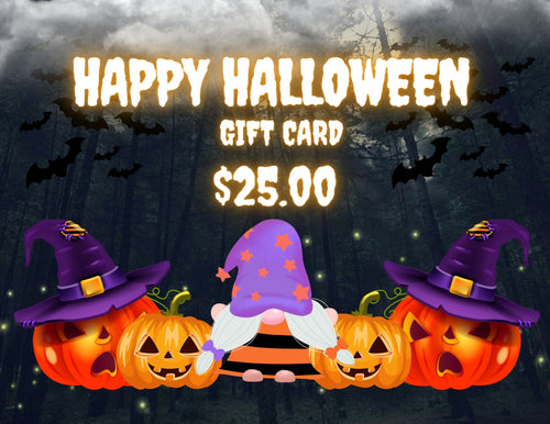 Halloween Gift Card  *