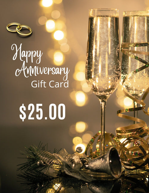 Anniversary Gift Card  *