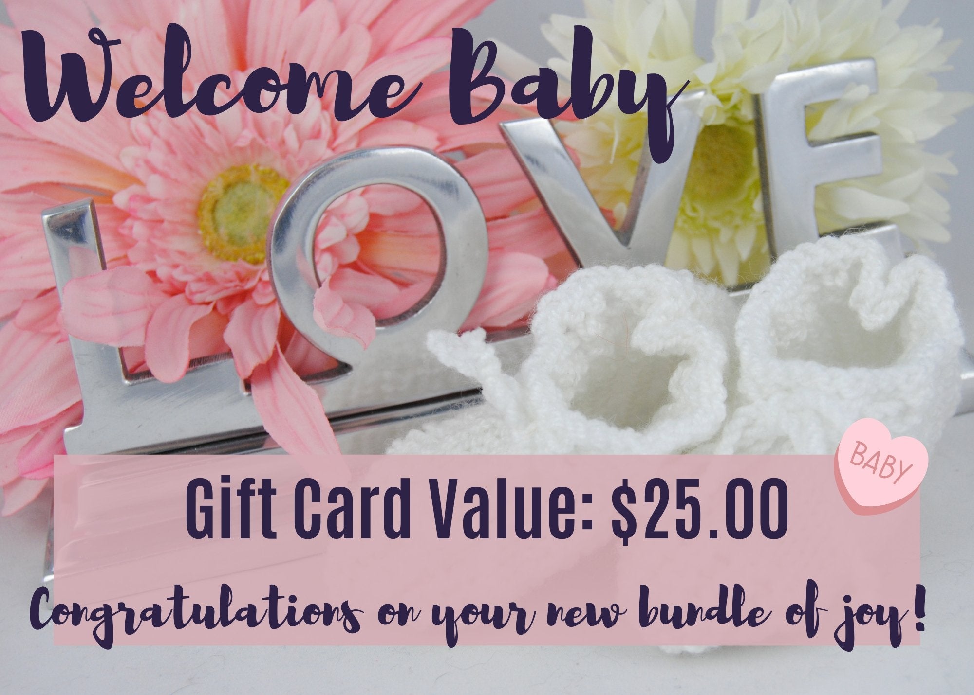 New Baby Gift Card  *