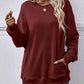 Dropped Shoulder Sweatshirt with Pockets