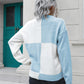 Contrast Drop Shoulder Sweater