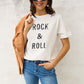 Simply Love Full Size ROCK & ROLL Short Sleeve T-Shirt