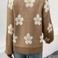 Floral Dropped Shoulder Sweater