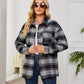 Plaid Collared Shirt Jacket
