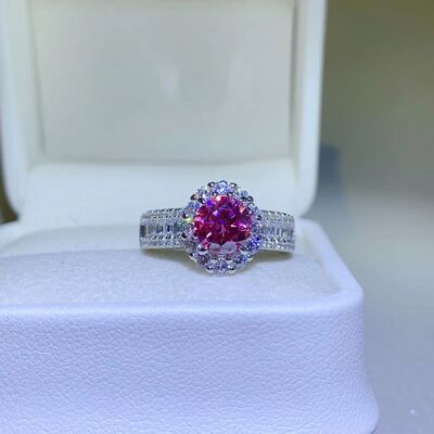 1 Carat Moissanite 925 Sterling Silver Ring 💜