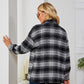Plaid Collared Shirt Jacket