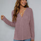 Beauteous Dropped Shoulder High-Low Waffle-Knit Top