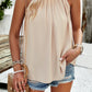 Ruched Grecian Neck Tank