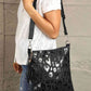Adored PU Leather Shoulder Bag with Tassel
