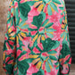 AuroraBlissX Floral Print Collared Neck Long Sleeve Shirt