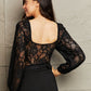 Lace Long Sleeve Bodysuit