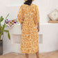 Willow Ava Printed Tie Neck Midi Dress