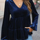 Women's Zelda V-Neck Balloon Sleeve Peplum Blouse