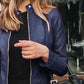 Mock Neck Zip Up Jacket