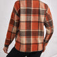 Plaid Collared Neck Button Down Jacket