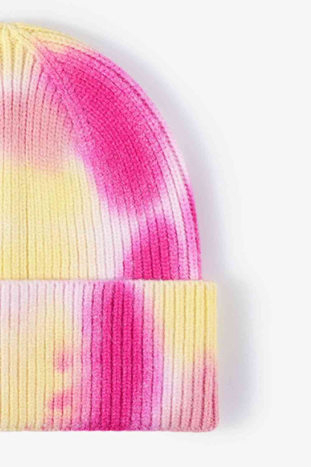 CHIC HATZ Tie-Dye Hat Cuffed Knit Beanie