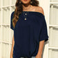 One Shoulder Short Sleeve T-Shirt