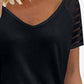 Full Size V-Neck Raglan Sleeve Tee
