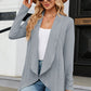 Open Front Long Sleeve Cardigan