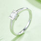 Moissanite 925 Sterling Silver Solitaire Ring
