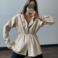 Snap Down Collared Jacket