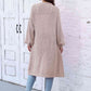 Open Front Longline Cardigan with Pockets