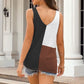 SoBeautiful Color Block Knit Tank