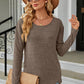 Round Neck Long Sleeve T-Shirt