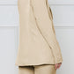 HANNAH MEA Full Size Long Sleeve Blazer and Shorts Set