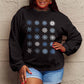 Simply Love Full Size Snowflakes Round Neck Sweatshirt