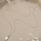Women's Opal Oval Pendant Chain Necklace