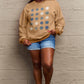 Simply Love Full Size Snowflakes Round Neck Sweatshirt