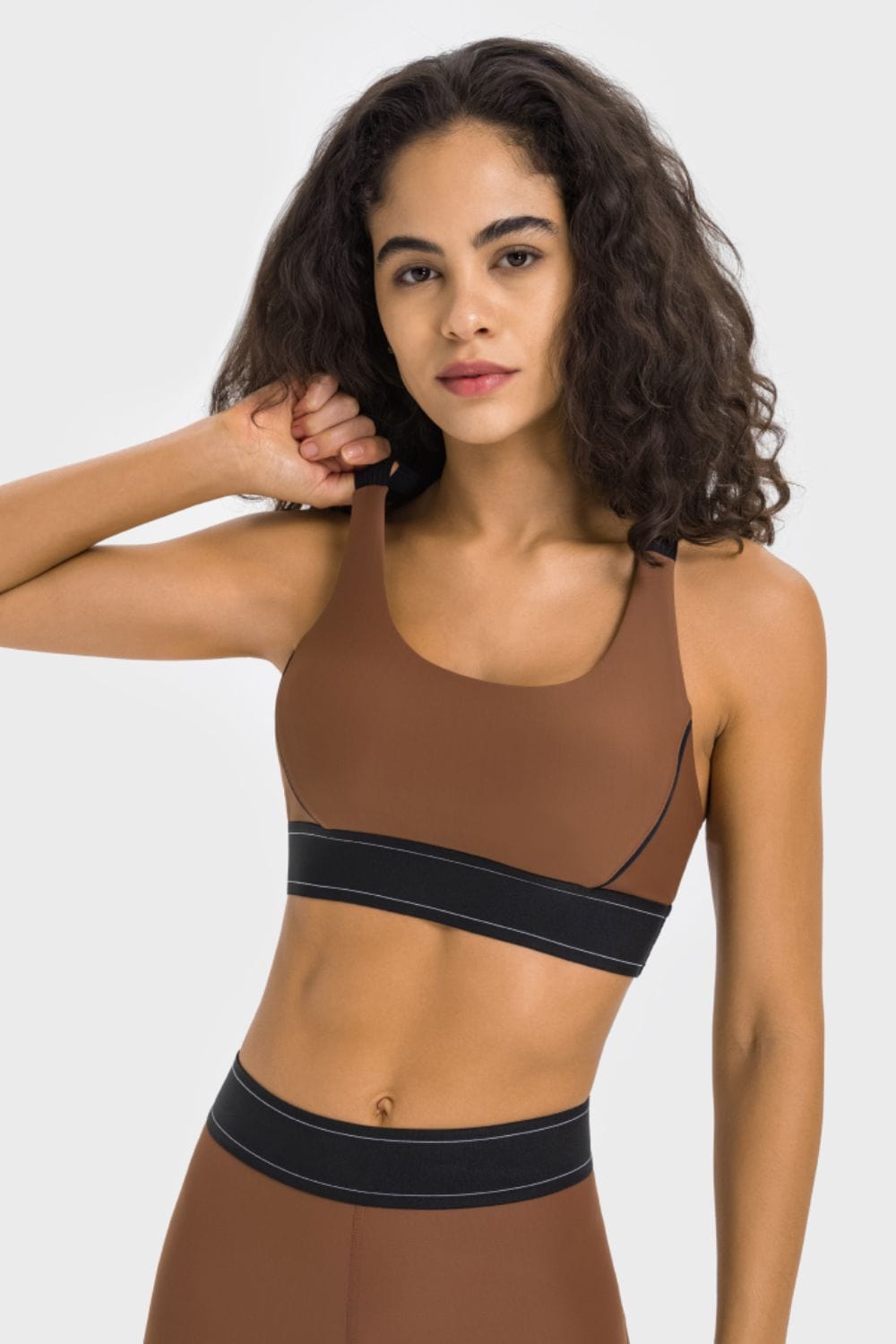 LB&M Style Contrast Sports Bra