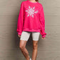 Simply Love Full Size Christmas Snowflake Graphic Sweatshirt