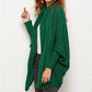 Open Front Batwing Sleeve Cardigan