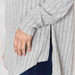 Basic Bae Full Size Ribbed Round Neck Slit T-Shirt