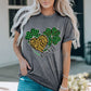 Women's Full Size LUCKY St. Patrick's Graphic Cuffed Short Sleeve Tee Shirt