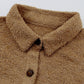 S&T Full Size Plush Button Down Collared Jacket
