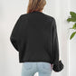 So Floral Open Front Long Sleeve Cardigan