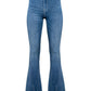 Slit Bootcut Jeans with Pockets