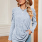 Round Neck Puff Sleeve T-Shirt