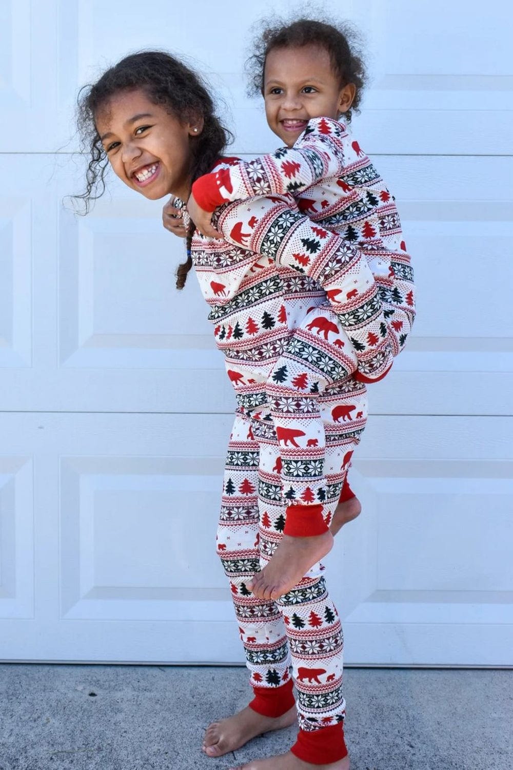 LITTLE KIDS UNISEX PJ Christmas Long Sleeve Jumpsuit SZ 3M-24M