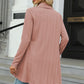 LakenLea Full Size Open Front Long Sleeve Cardigan