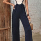 Women's Tied Wide Leg Overalls