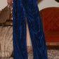 Loose Fit High Waist Long Pants with Pockets