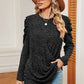 Round Neck Puff Sleeve T-Shirt