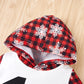 UNISEX KIDS BABY 1ST CHRISTMAS Hooded Jumpsuit Size 0M - 12M