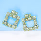 Geometrical Shape Zinc Alloy Dangle Earrings