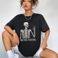 Round Neck Short Sleeve Never Better Graphic T-Shirt